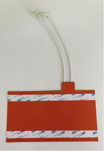 Silicone heating film